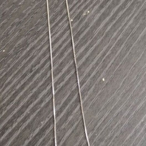 Silver necklace pendant like new, length 40 cm