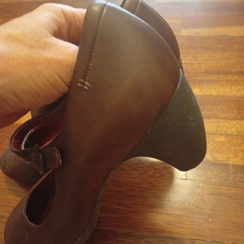 Camper pumps like new, brown, size 39.5