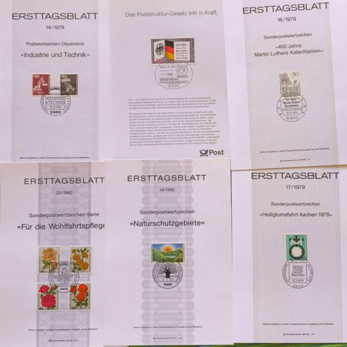 Philatelic collection 10 EGB stamps like new