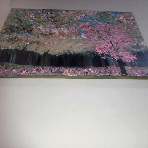 Original signed painting Amygdaliés new