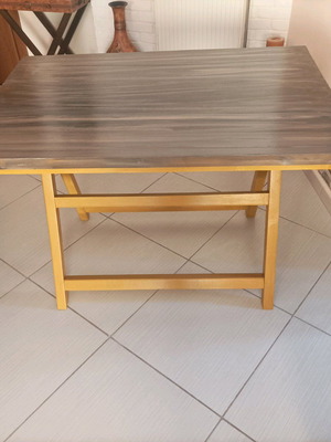 Table new handmade from solid fir wood
