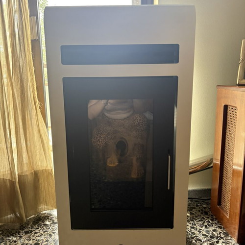 Welio Cayenne M2 Pellet Stove 12 kW Like New, White-Black