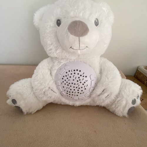 Baby plush toys with white noise projector and stroller toy