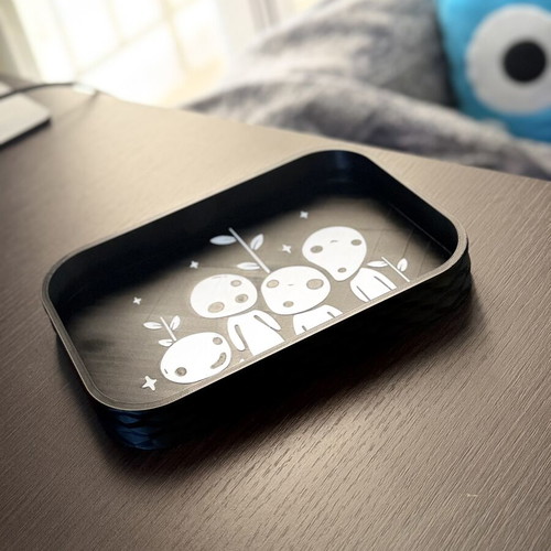 Kodama Forest Spirits Tray Studio Ghibli Inspired, new
