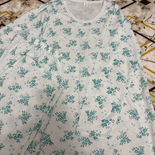 Pajama set XXL new, white and turquoise