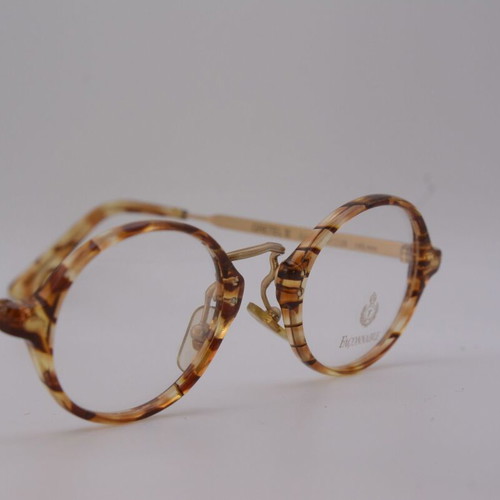 Faconnable KRETEL oval tortoise shell eyeglasses