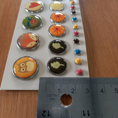 Split Pin Paper Fasteners new, pack of 23 assorted sizes and designs