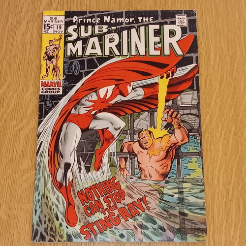 Submariner (1968) #19 Marvel Comics used with Stingray first appearance