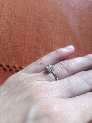 Monopetro ring like new, silver