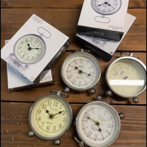 Retro clocks set of 8 new