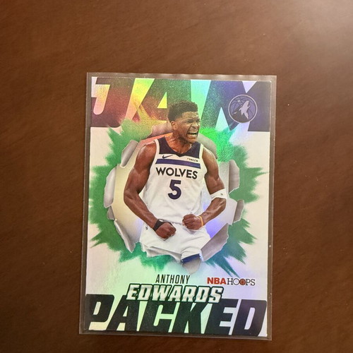 Anthony Edwards Jam Packed NBA Hoops card Topps 2026