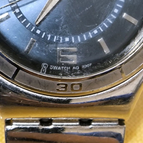 Swatch Irony 2007 watch used, silver