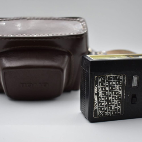 Russian collectible Smena camera with special case and flash used
