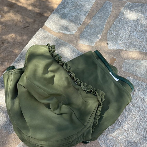 Sun Light bikini swimsuit olive green for large bust new
