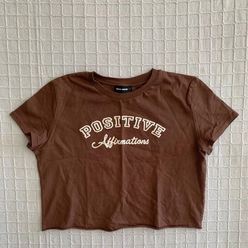 Tally Weijl Brown T-shirt size S used