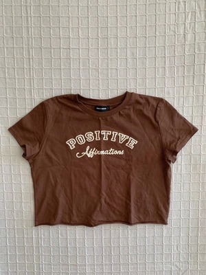 Tally Weijl Brown T-shirt size S used