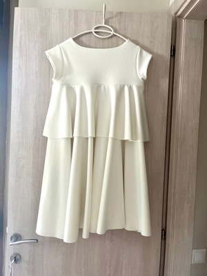 Ecrou Winter Dress used, size S/M, white