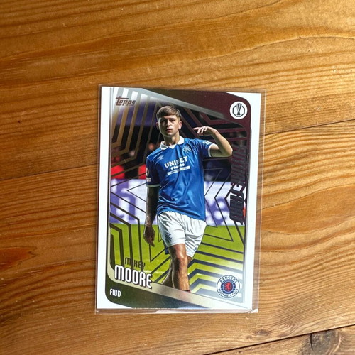 Mikey Moore Card Topps UEFA Club Competitions 2025-26 Future Stars mint