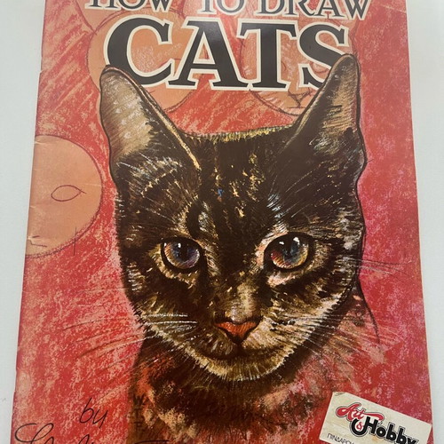 How to Draw Cats book like new, English, 1950s