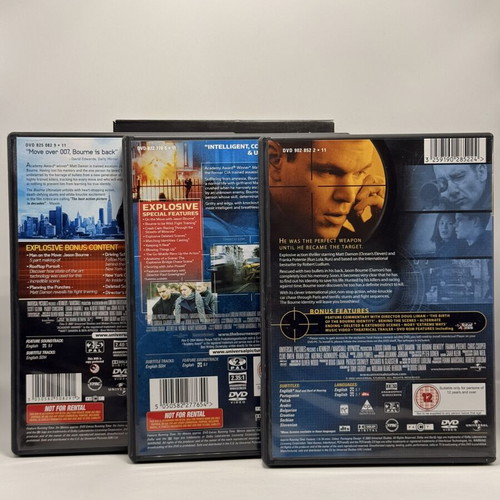 The Ultimate Bourne Collection DVD used, action adventure