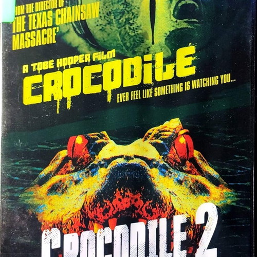 DVD Crocodile / Crocodile 2 Death Roll used, double horror movie set