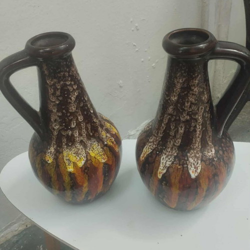 Vintage ceramic pitchers set of 2, 30cm, like new