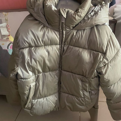 Children's puffer jacket Ovs Fashion like new, green and gold