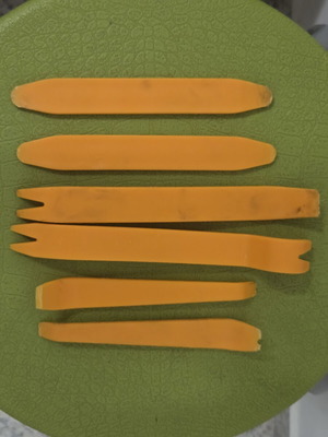 Car upholstery and trim removal tools