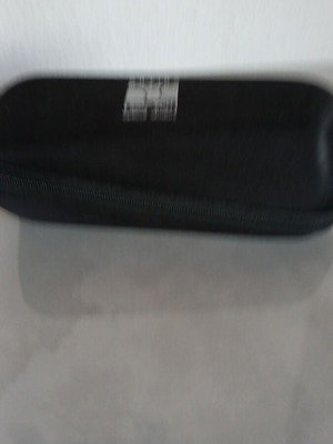 Glasses case with cleaning cloth used