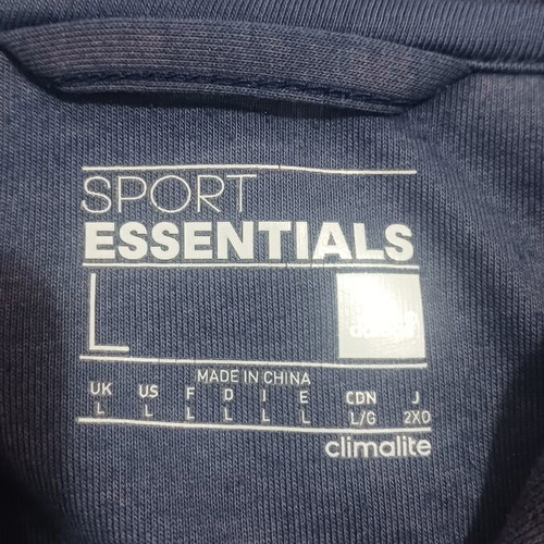 Adidas Climalite jacket new, blue, size L