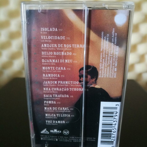 Cesaria Evora Voz D' Amor cassette album used