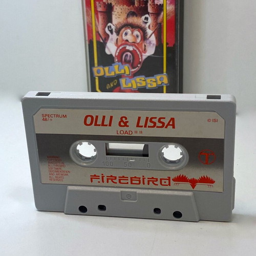 Olli & Lissa 1986 Spectrum ZX tape cassette used, complete with manual