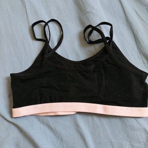 Barbie crop top black like new, size S