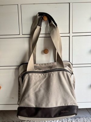 Inglesina Shoulder/Hand Changing Bag like new, beige-brown
