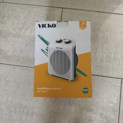 Vicki fan heater new in box
