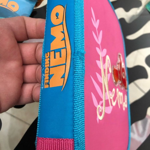 Finding Nemo school pencil case full, new with embroidered Disney logo