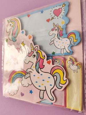 Unicorn sticky notes new, for kids