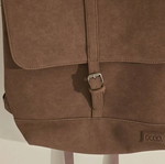 Polo backpack brown, new, suede