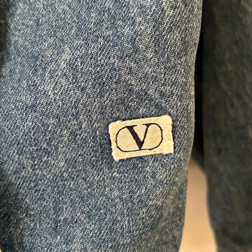 Valentino Garavani denim jacket used, blue, oversized