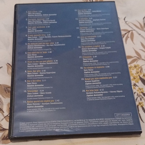 Stratos Dionysiou Tribute CD, 20 Laiko Hits