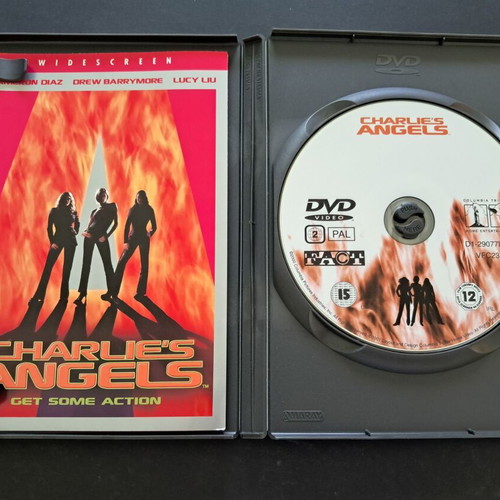 Charlie's Angels DVD like new, PAL edition with subtitles