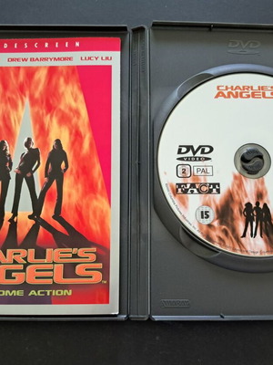 Charlie's Angels DVD like new, PAL edition with subtitles