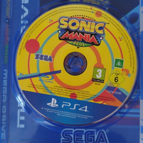 Sonic Mania PlayStation 4 game