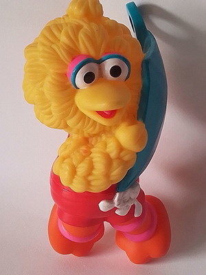 Vintage Sesame Street Jim Henson Big Bird Peek A Boo μεταχειρισμένο 90s