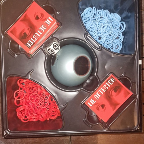Lie Detector board game like new for 2-8 players 18+ by Hasbro