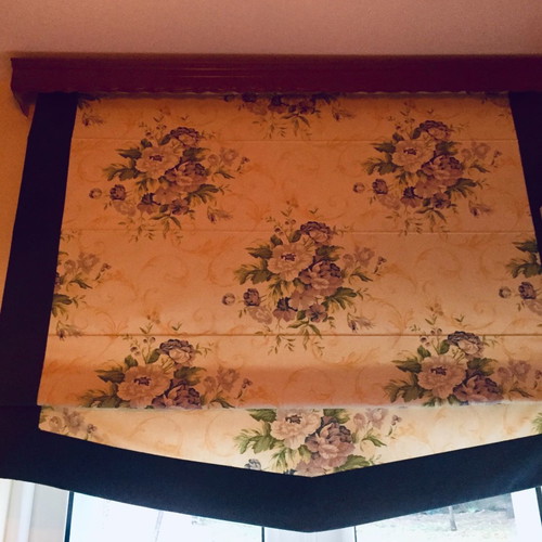 Roman curtain used, 1.45x1.40, high-quality fabric
