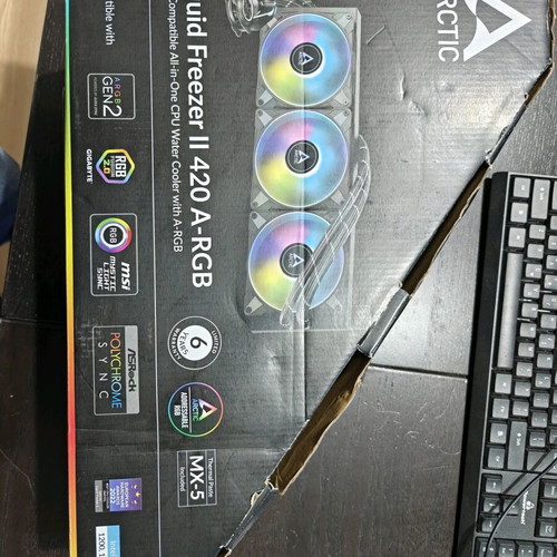 Arctic Liquid Freezer II 420 A-RGB Black new liquid cooler