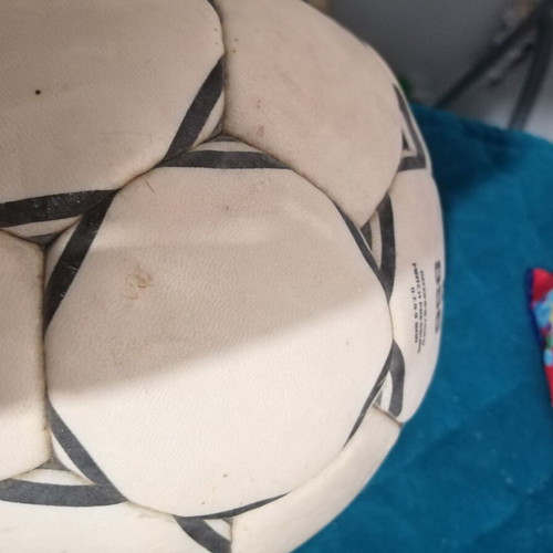 Select soccer ball from the 90s, new, for collection or decoration