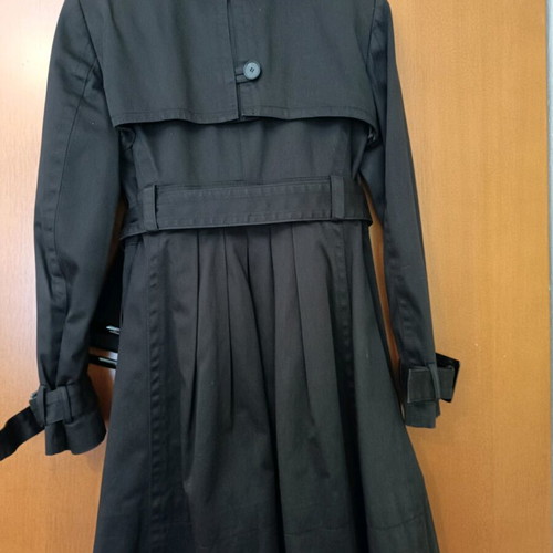 Zara women's trench coat used, brown, size M