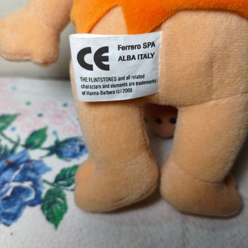 Original Hannah Barbera Fred Flinstone plush 22cm new